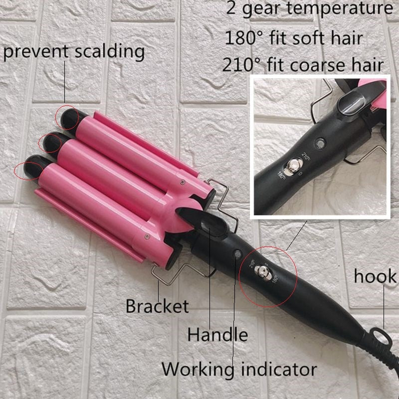 Professional Hair Crimping Iron