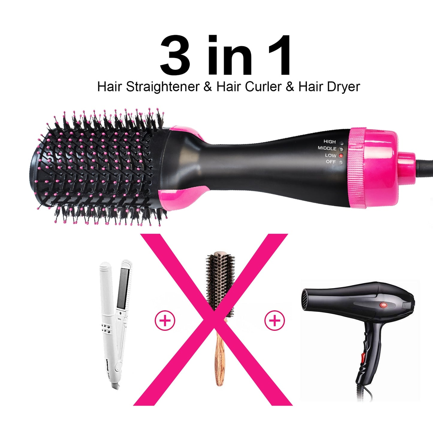 One Step Hair Dryer and Volumizer